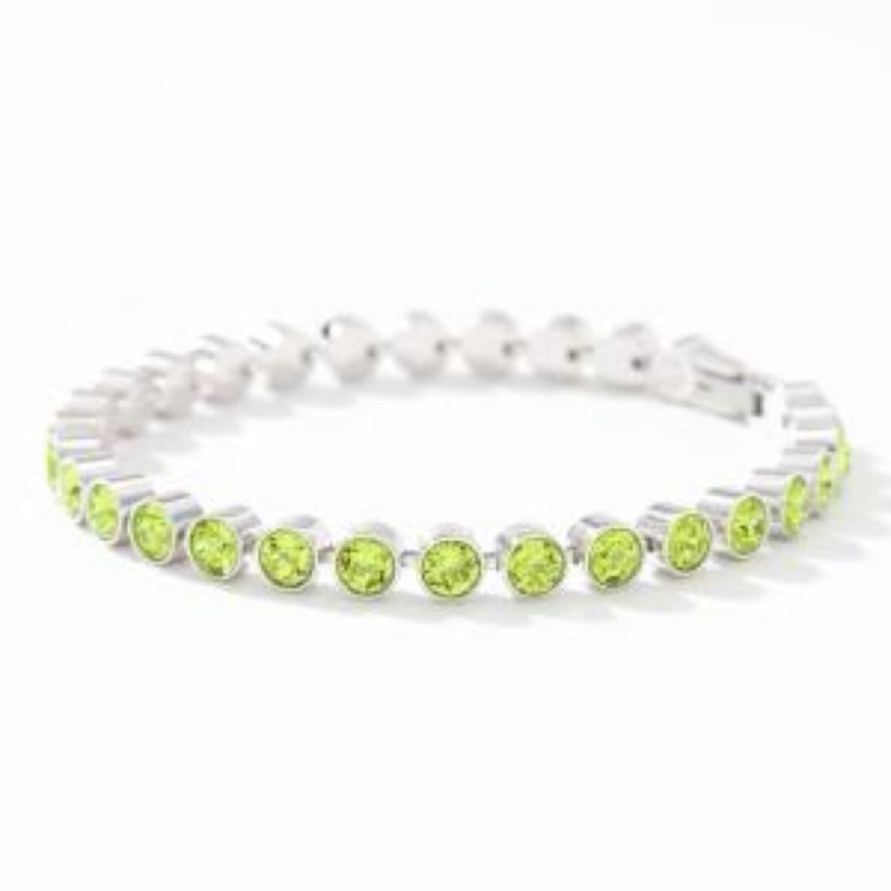 Touchstone Crystal Citrus Green Mini Ice Bracelet